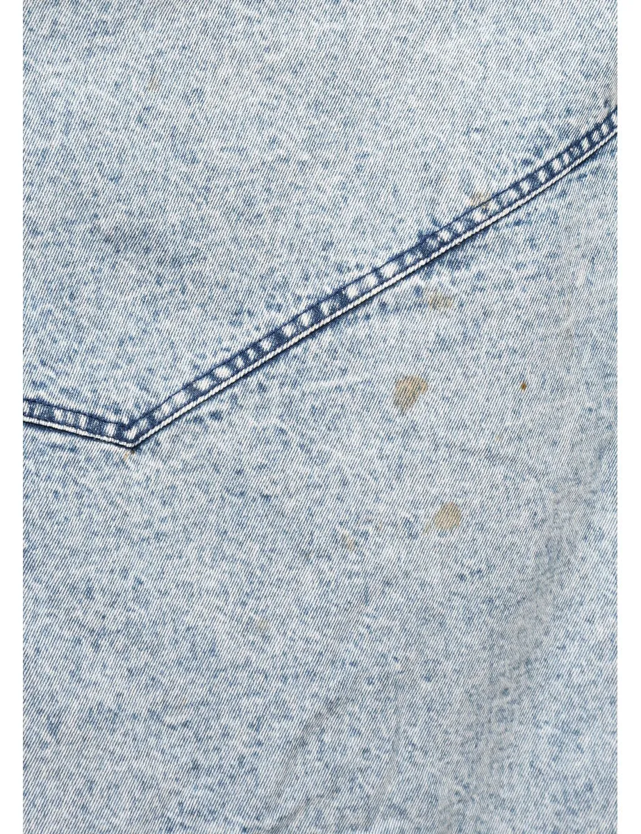 1990s Acid Wash Denim Jacket - L