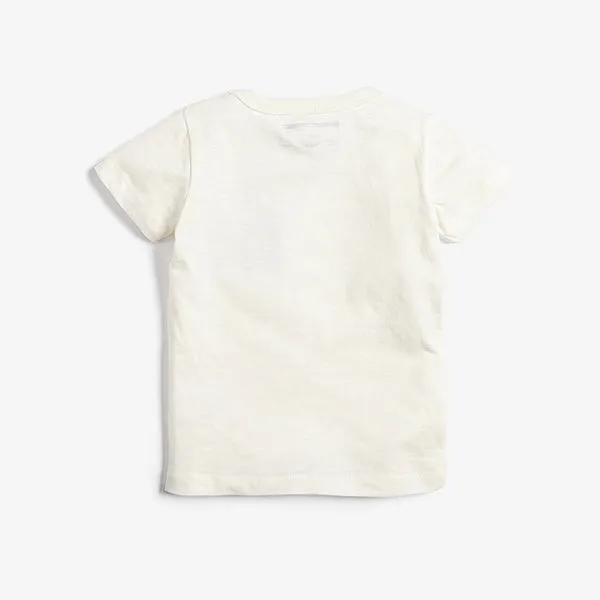 5 Pack Blue Textured T-Shirts (3mths-5yrs)