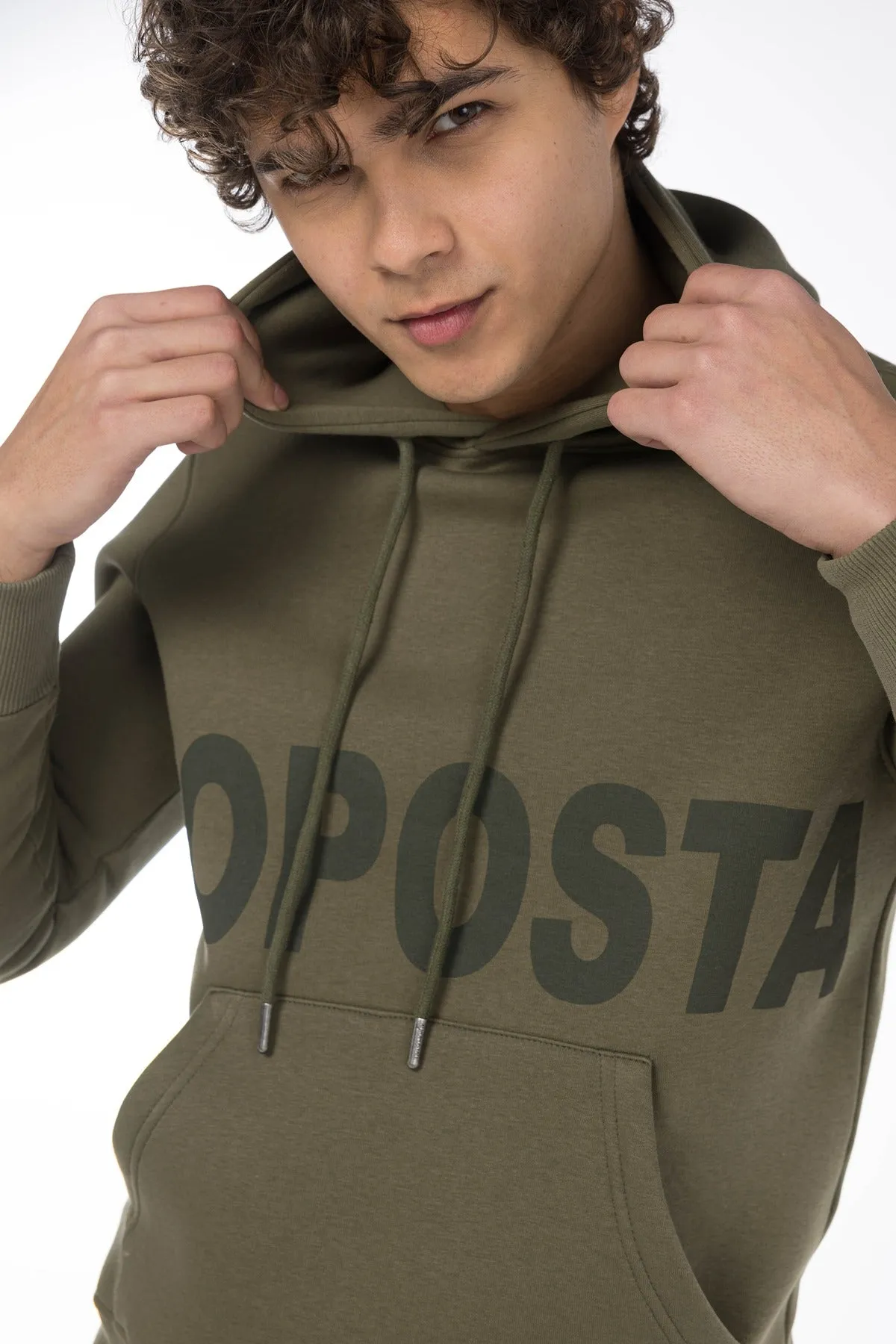 AEROPOSTALE HOODIE-WILDCAT KHAKI