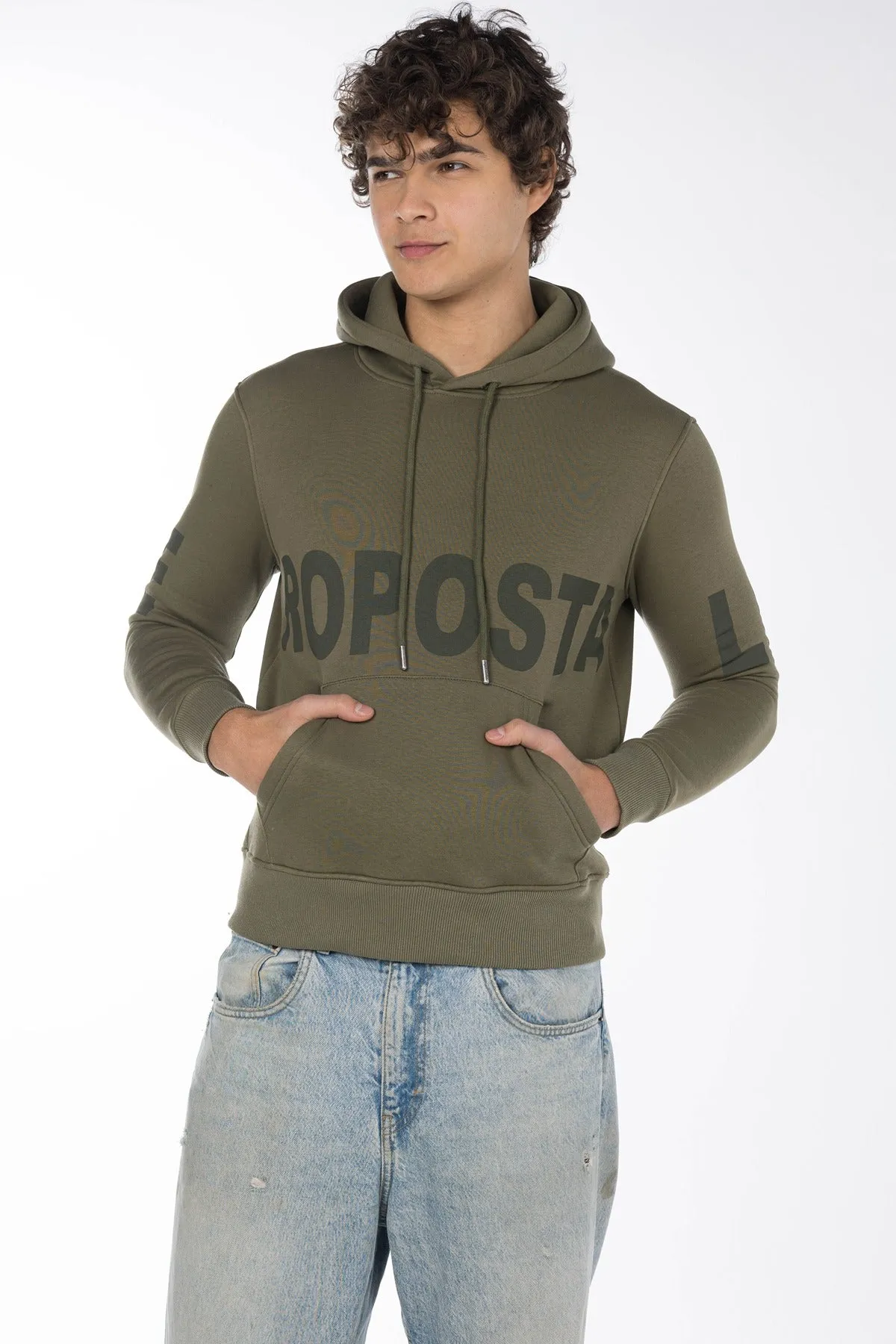 AEROPOSTALE HOODIE-WILDCAT KHAKI