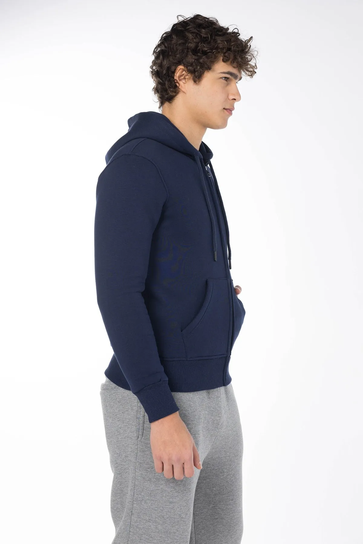 AEROPOSTALE NY SHIELD FULL ZIP HOODIE-NAVY