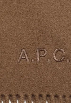 Alix Brodée Logo-Embroidered Scarf