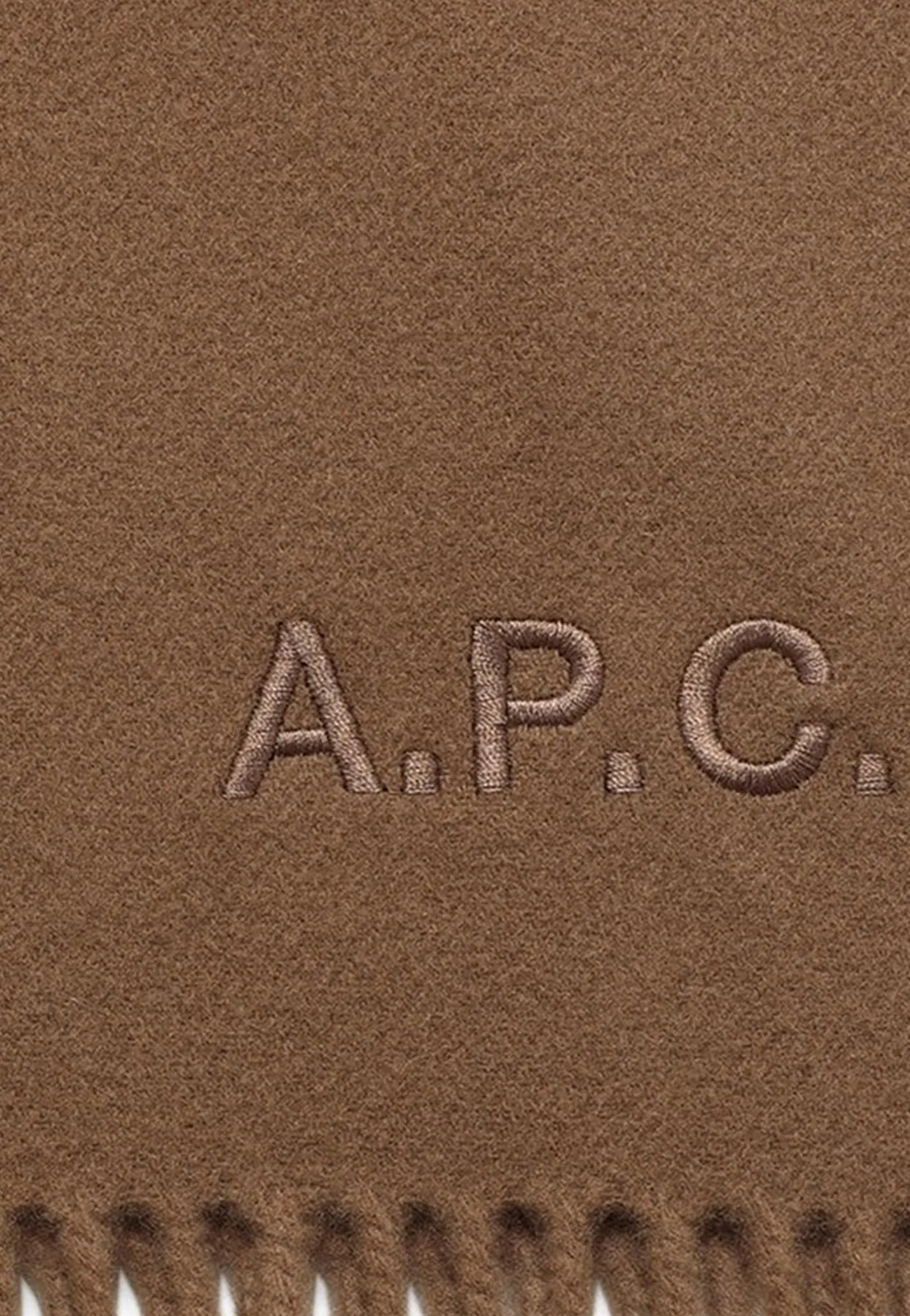 Alix Brodée Logo-Embroidered Scarf