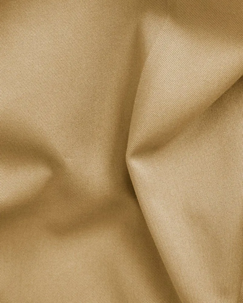 Beige Cotton Trousers