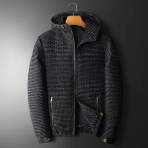 Black Micro-Quilted Jacket