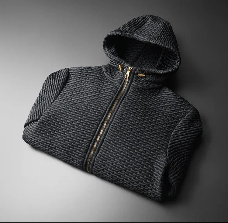 Black Micro-Quilted Jacket
