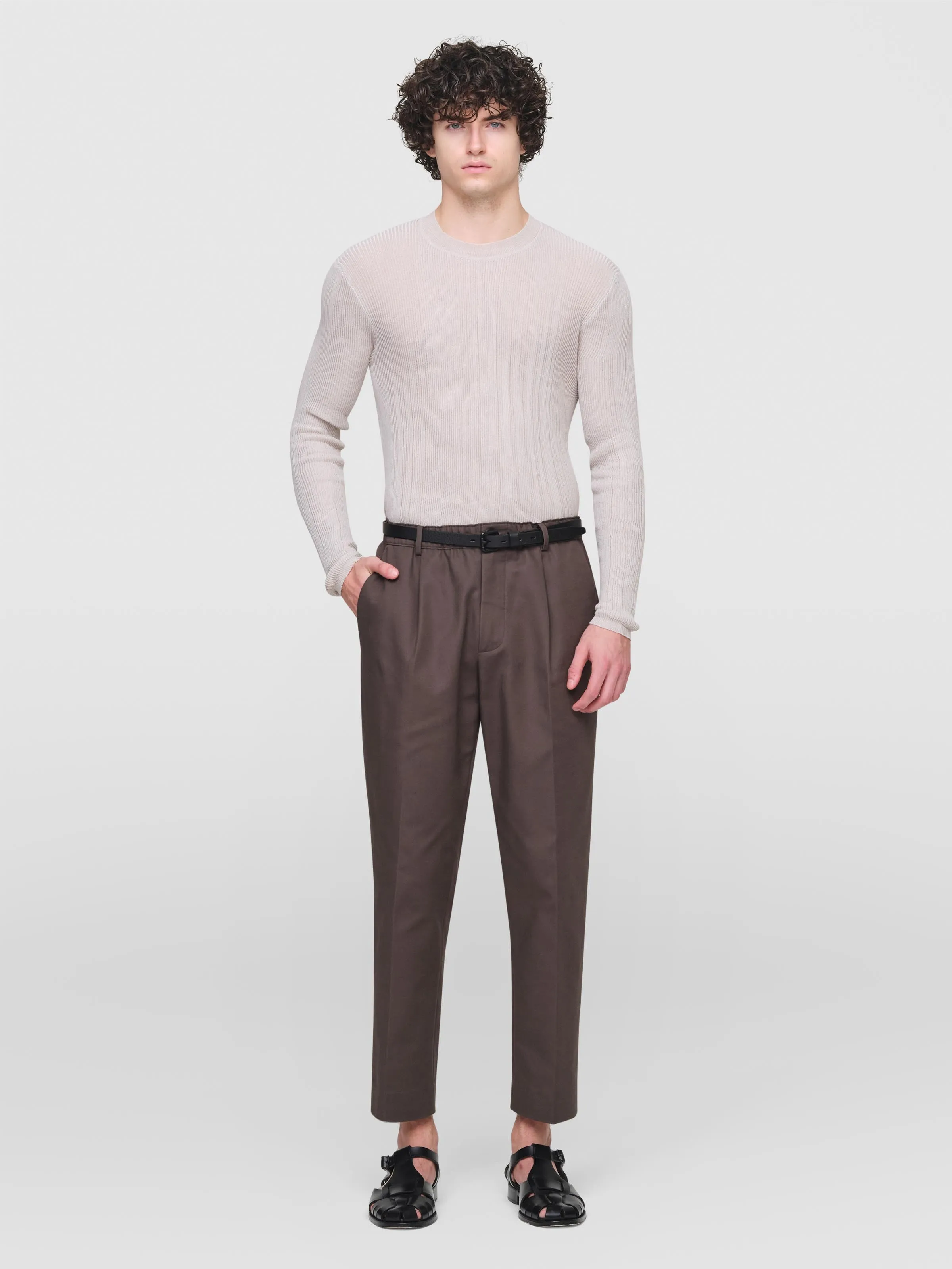 Bonded Cotton Brody Pants