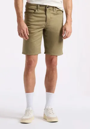 Buffalo Mens Olive Relaxed Straight Dean Shorts