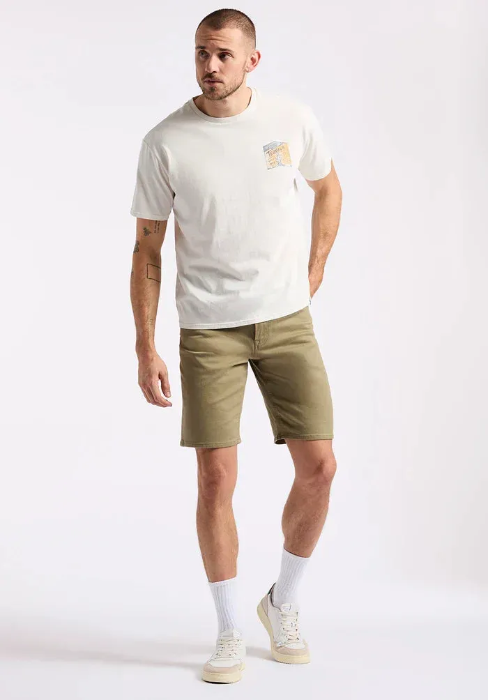 Buffalo Mens Olive Relaxed Straight Dean Shorts