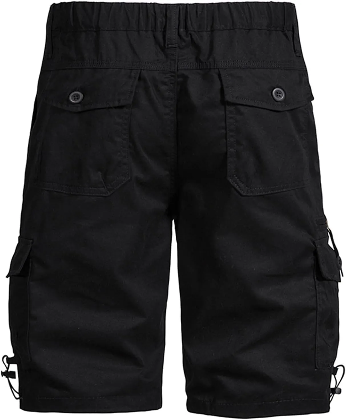 Casual Tactical Shorts for Men Slim Fit Straight Leg Cargo Shorts Outdoor Hiking Joggers Athletic Pants with Pockets