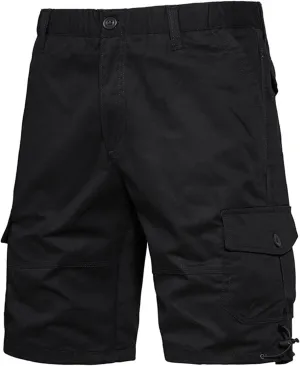 Casual Tactical Shorts for Men Slim Fit Straight Leg Cargo Shorts Outdoor Hiking Joggers Athletic Pants with Pockets