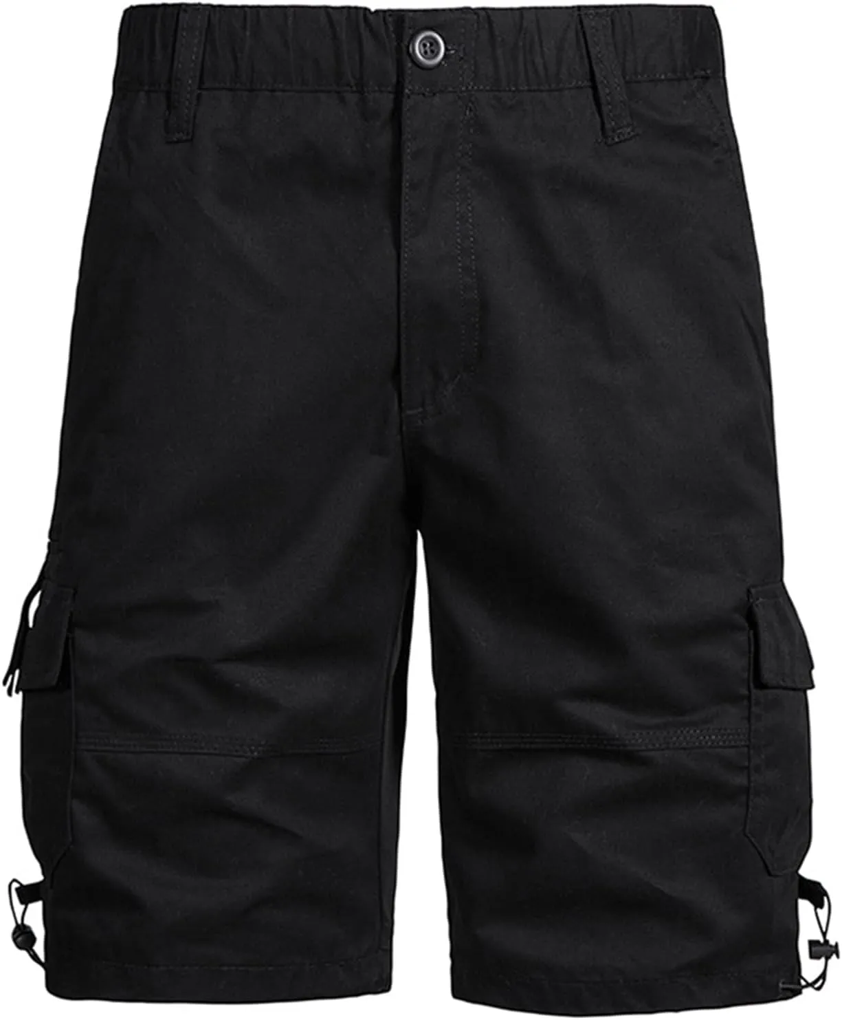 Casual Tactical Shorts for Men Slim Fit Straight Leg Cargo Shorts Outdoor Hiking Joggers Athletic Pants with Pockets