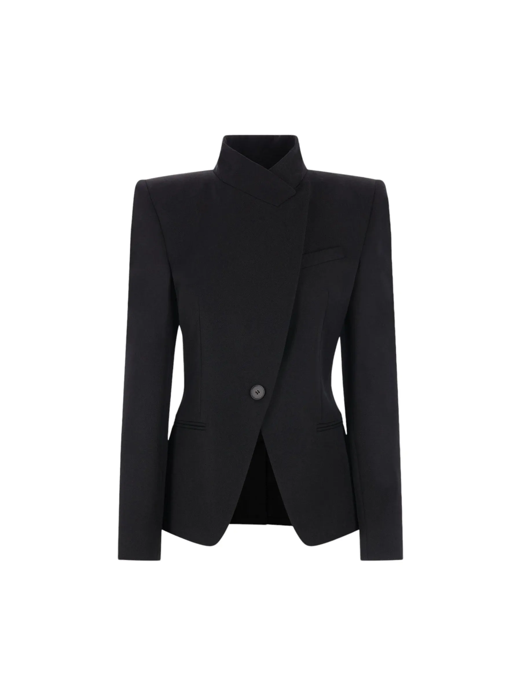 Cavalry Twill Spliced Blazer
