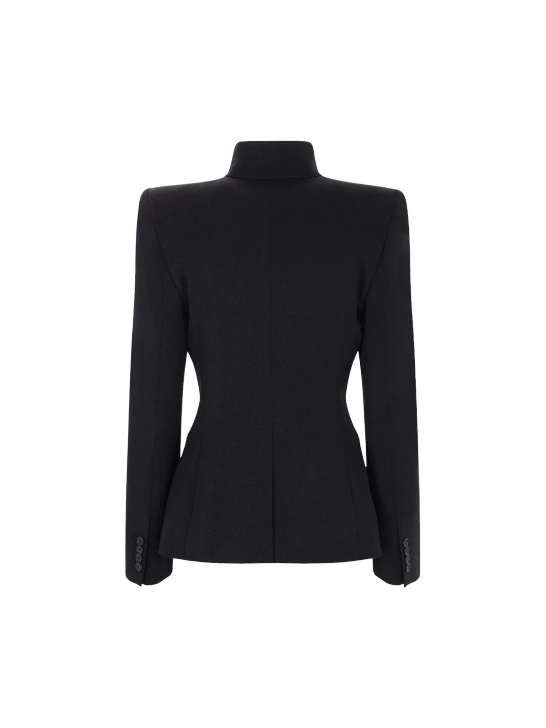Cavalry Twill Spliced Blazer