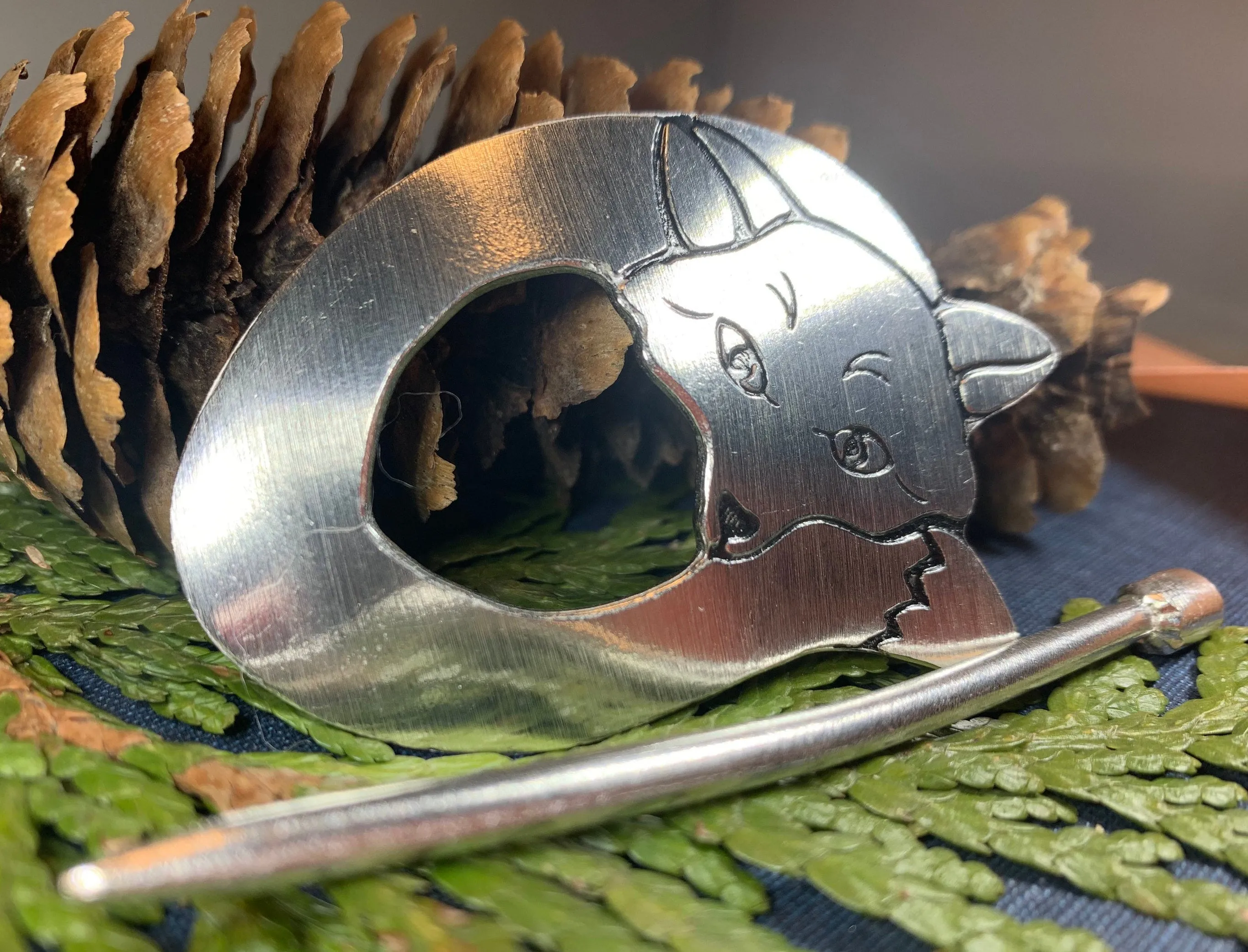 Cozy Fox Scarf Ring