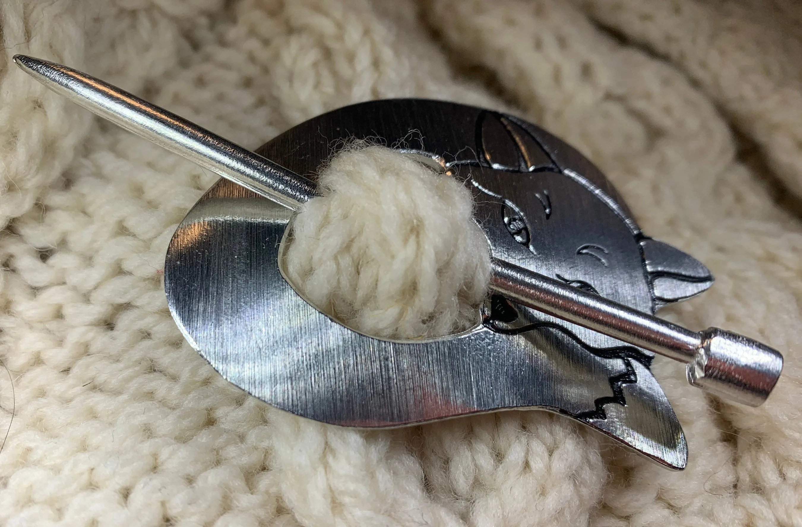 Cozy Fox Scarf Ring