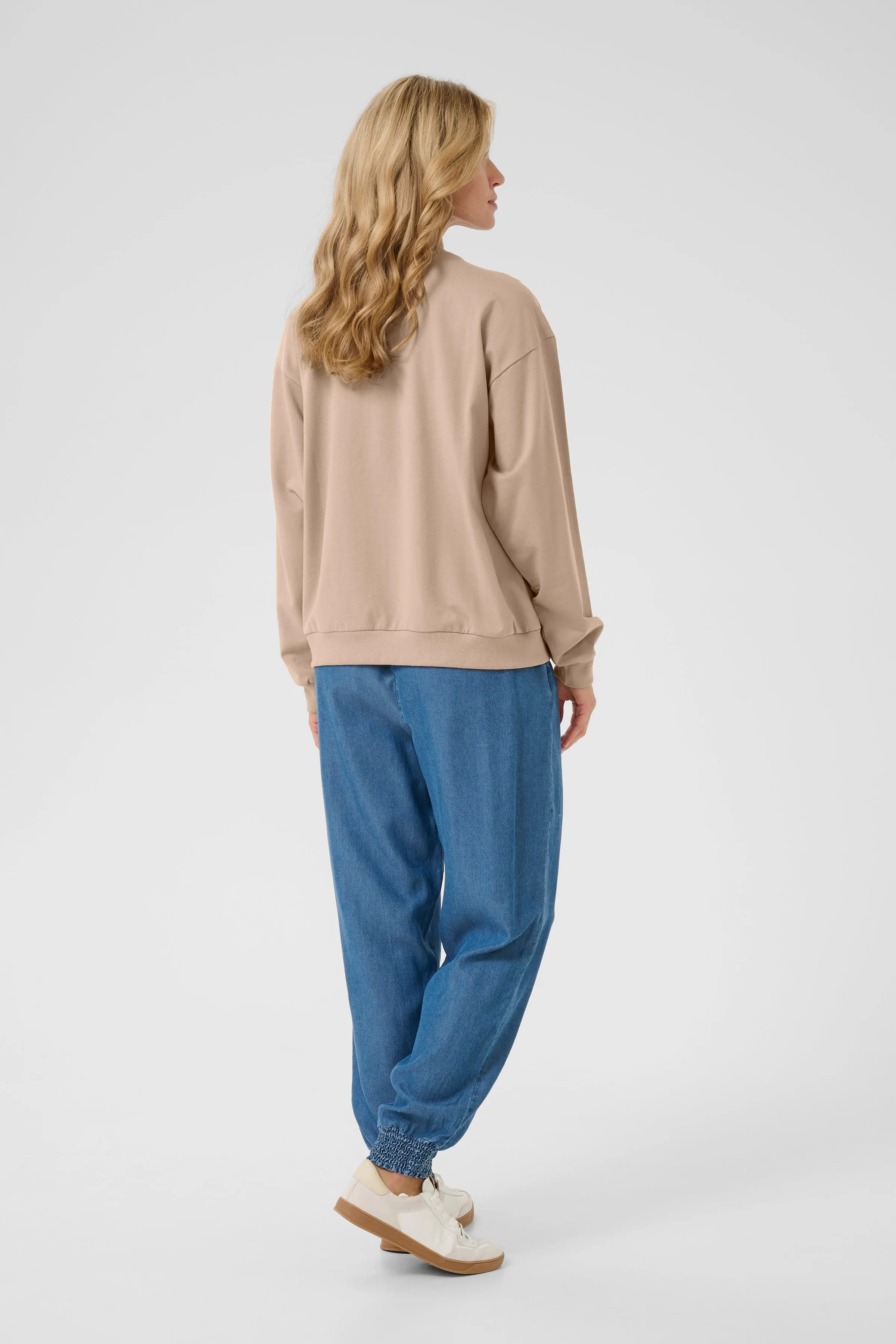 CREAM Applique Sweater