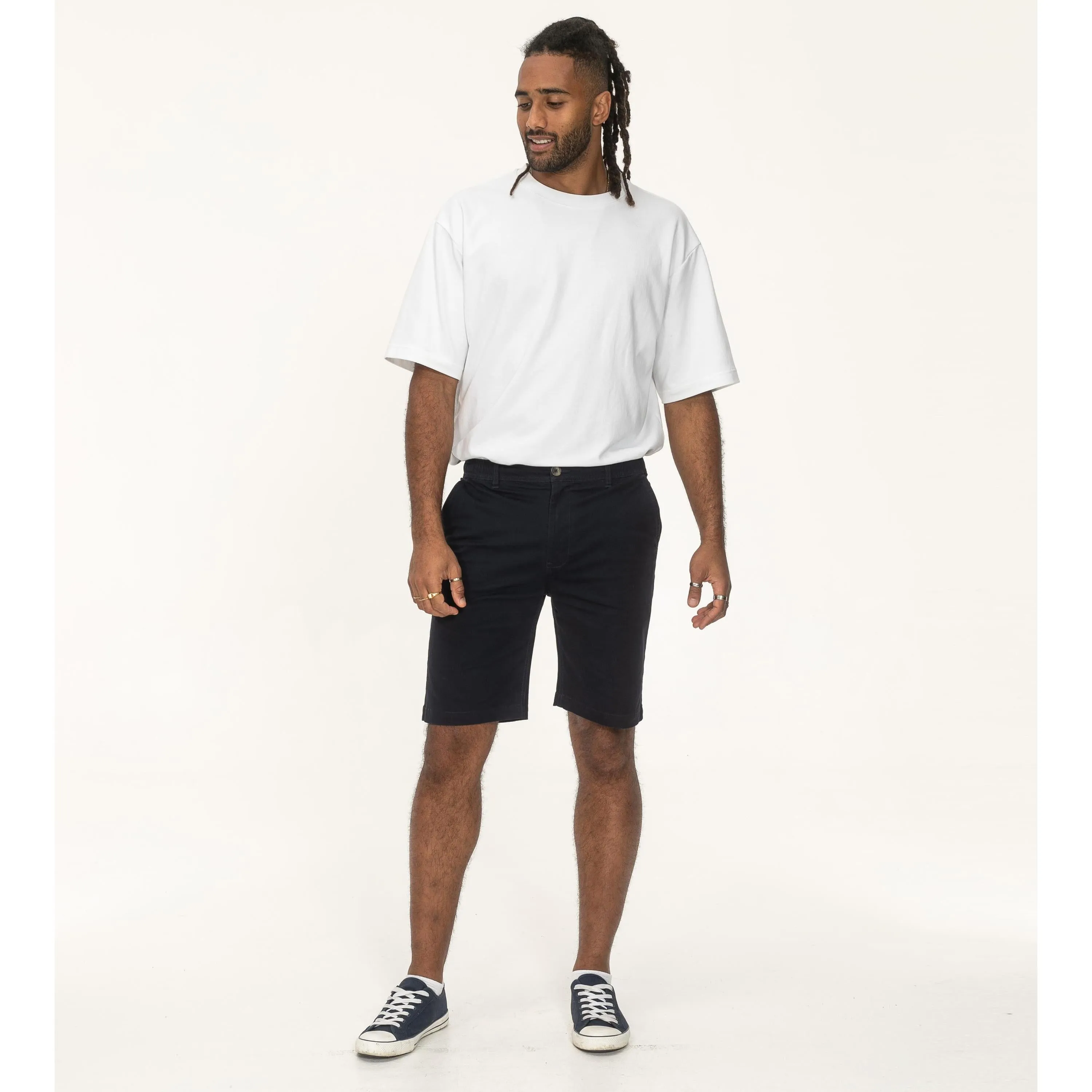 D555 Mens Redhill Big & Tall Elasticated Chino Shorts