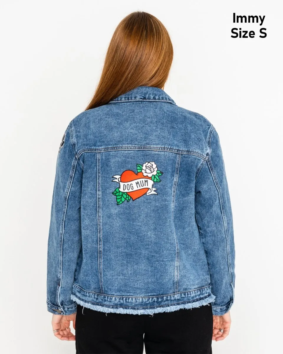 Denim Jacket: Dog Mum   3 Patches