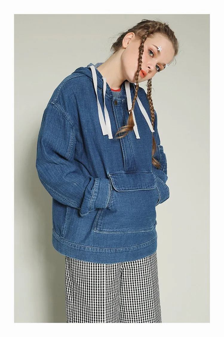 Denim Pullovers Jackets