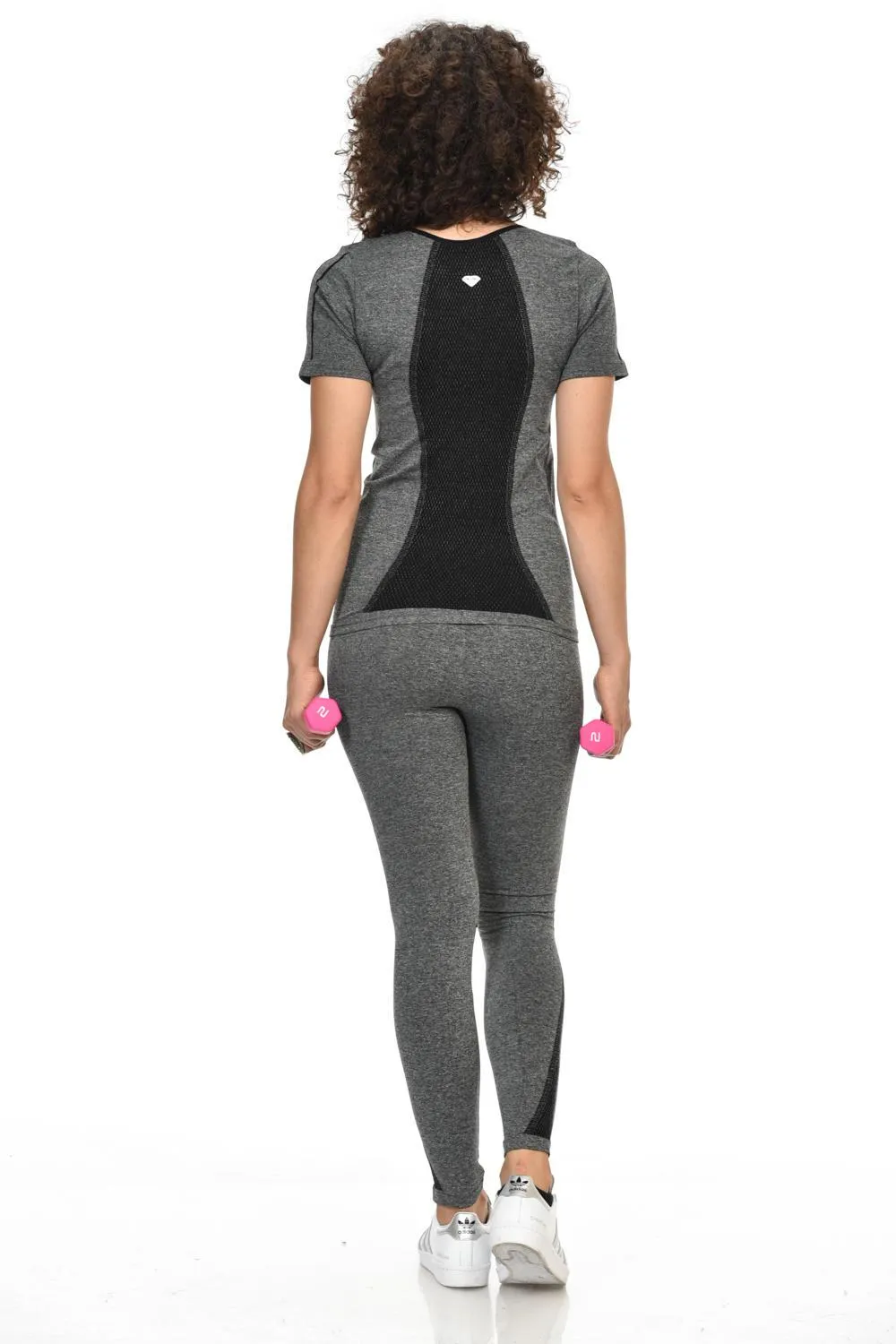 Diamante Women's Power Flex Yoga Pant Legging Sportswear - Style C163