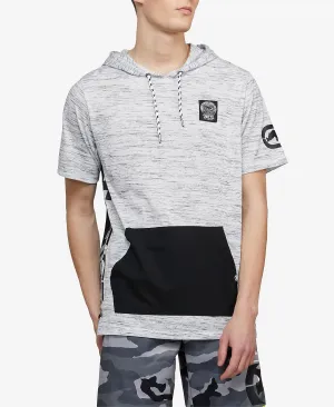 Ecko Unltd Men's Short Sleeve Car Side Hoodie, White