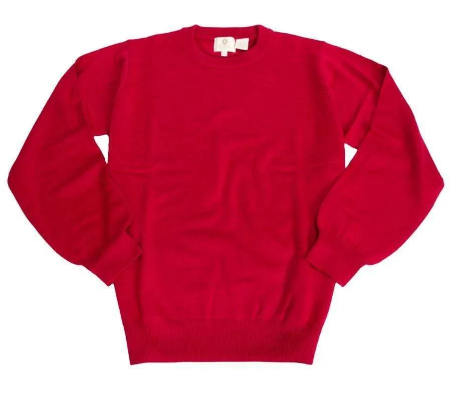 Elevate Your Wardrobe with Mens Crewneck Extra Fine Merino Wool Sweaters - Available in 6 Fashionable Colors