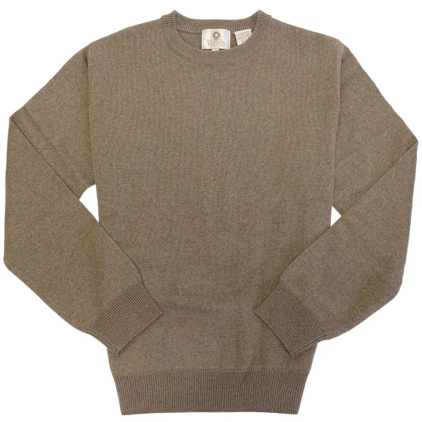 Elevate Your Wardrobe with Mens Crewneck Extra Fine Merino Wool Sweaters - Available in 6 Fashionable Colors