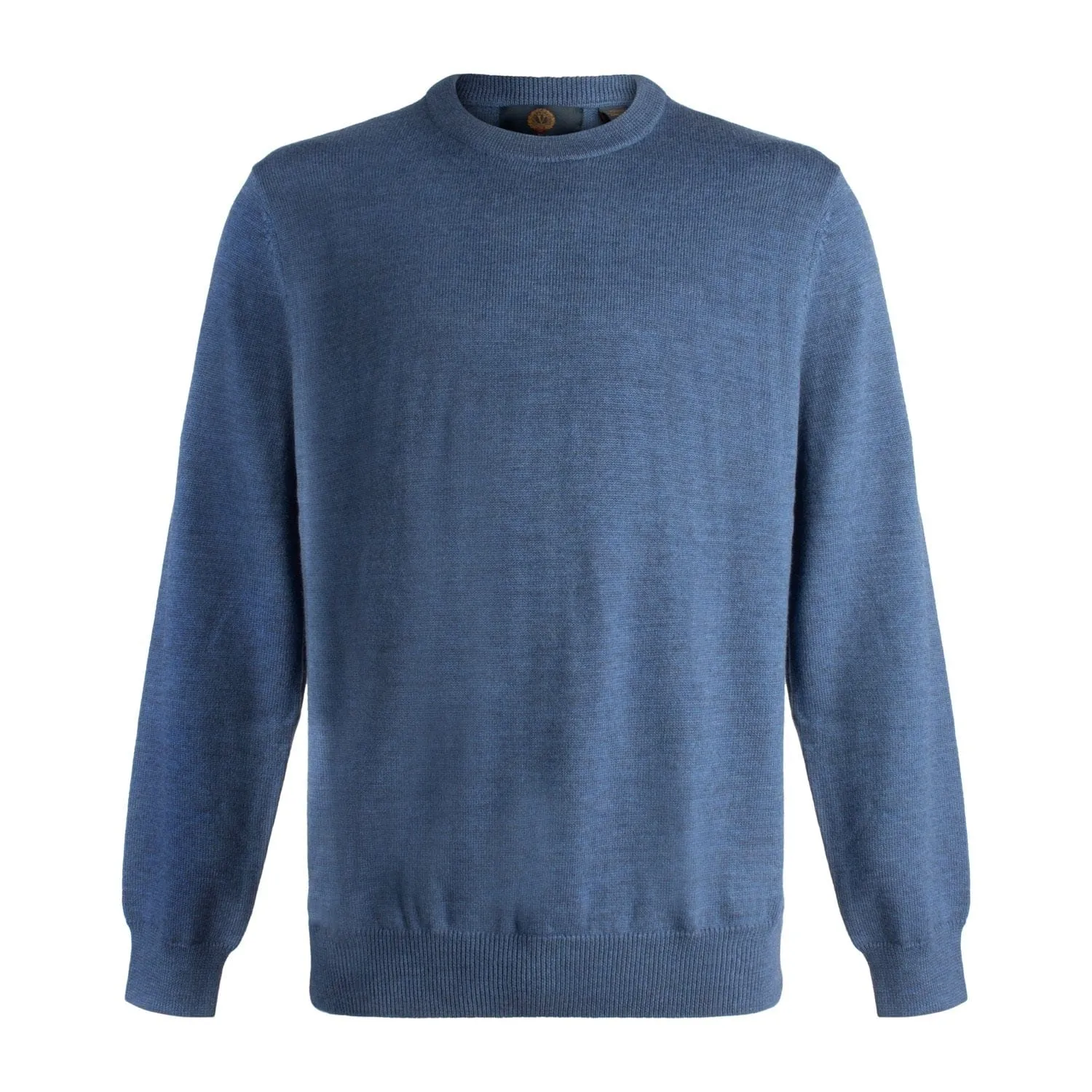 Elevate Your Wardrobe with Mens Crewneck Extra Fine Merino Wool Sweaters - Available in 6 Fashionable Colors