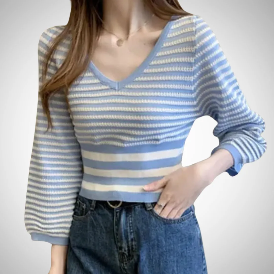 Emily Casual Striped Shirt