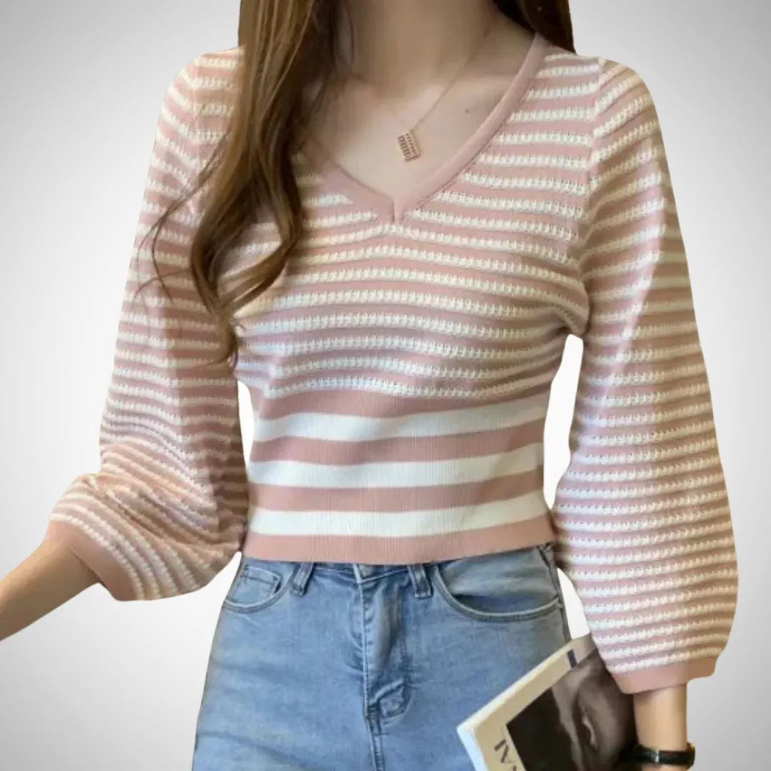 Emily Casual Striped Shirt