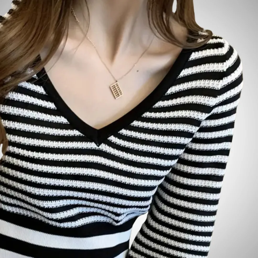 Emily Casual Striped Shirt
