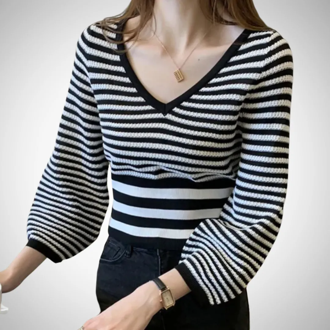 Emily Casual Striped Shirt