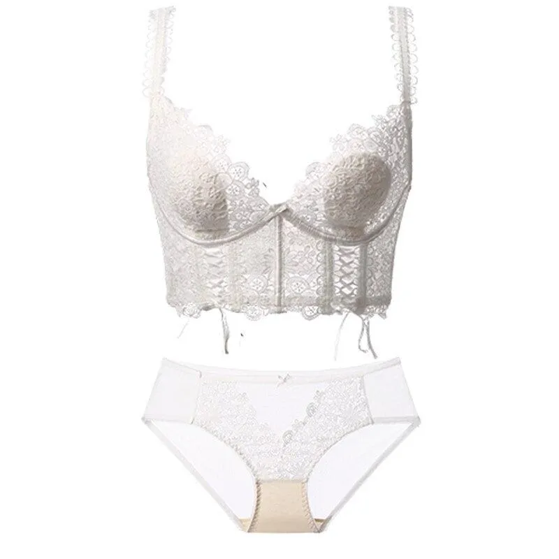 French Lace Lingerie Set  Elegance and Comfort Redefined