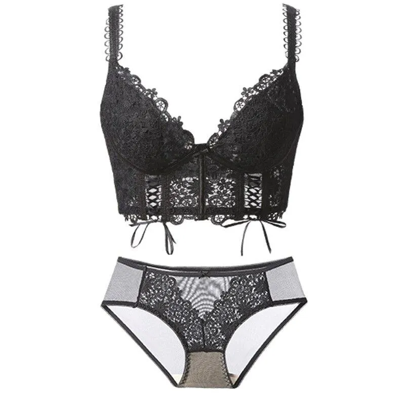 French Lace Lingerie Set  Elegance and Comfort Redefined