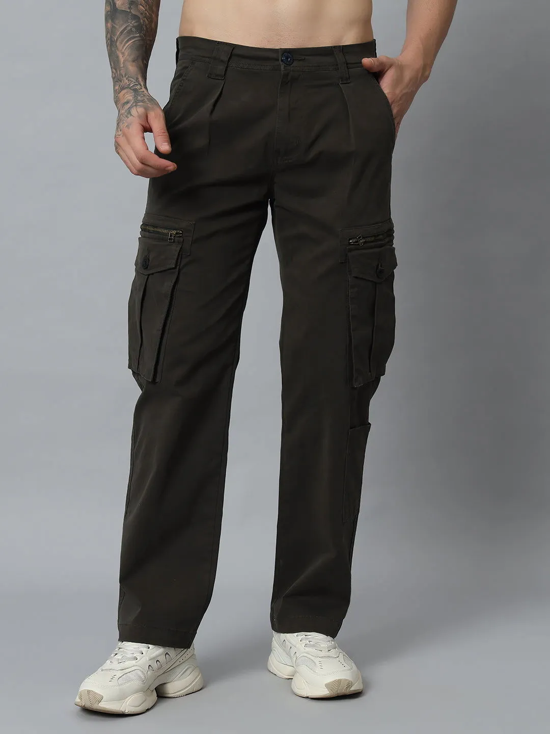 GREEN BAGGY HEAVY DUTY