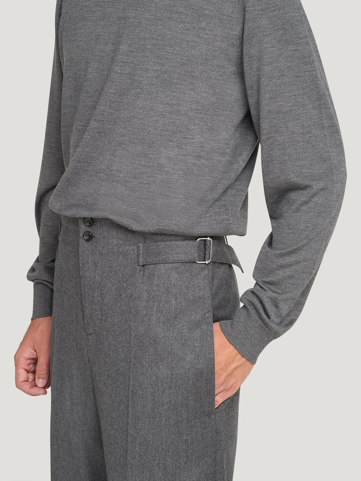 Grey Sash Trousers