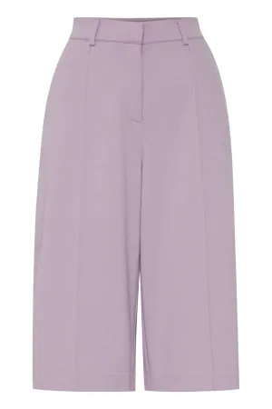 Ichi Lavender Casual Shorts