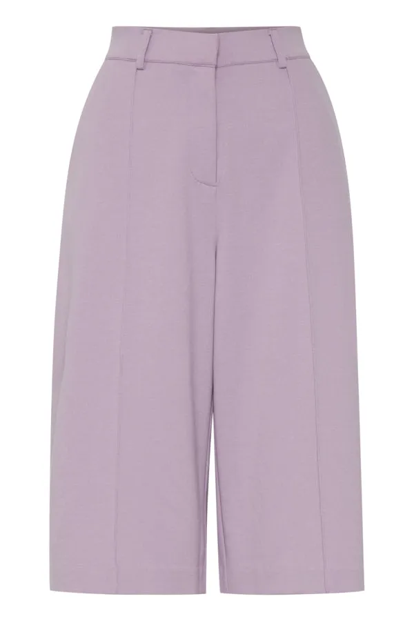 Ichi Lavender Casual Shorts
