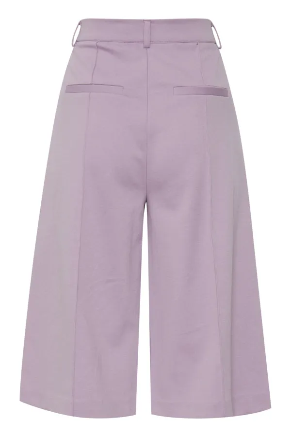 Ichi Lavender Casual Shorts