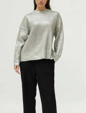 Isabelle Silver Sweater