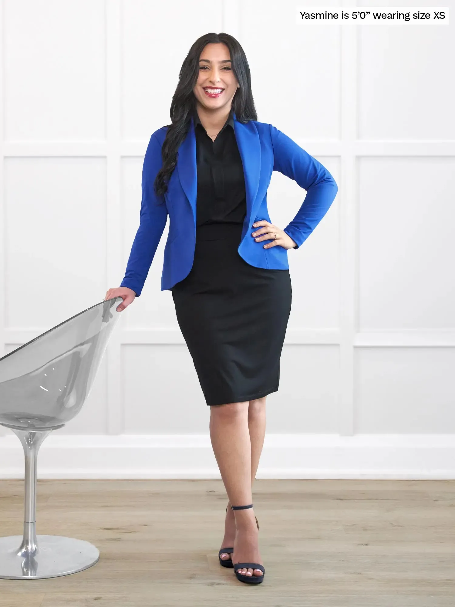Jilly pull-on pencil skirt