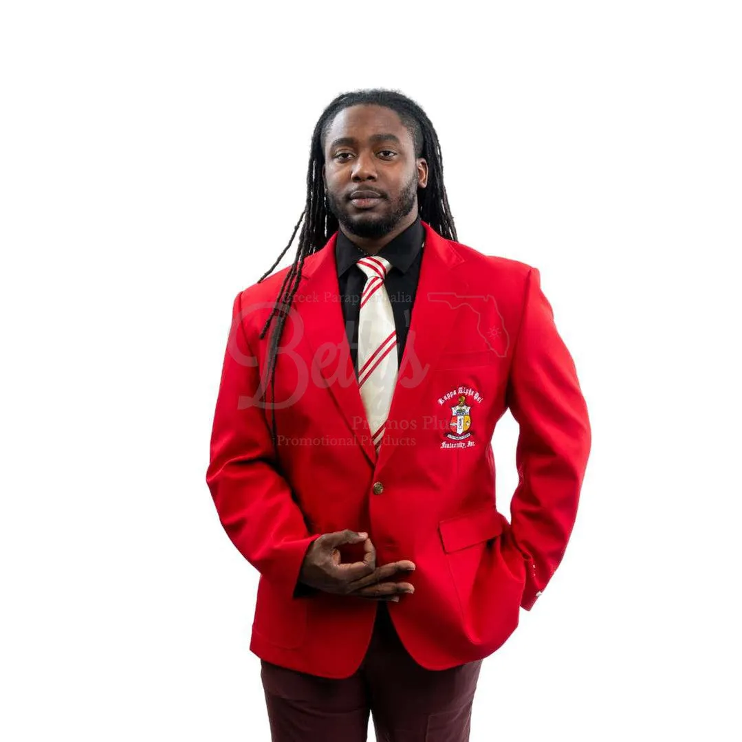 Kappa Alpha Psi ΚΑΨ Embroidered Shield Crest Blazer Sport Coat