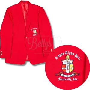 Kappa Alpha Psi ΚΑΨ Embroidered Shield Crest Blazer Sport Coat