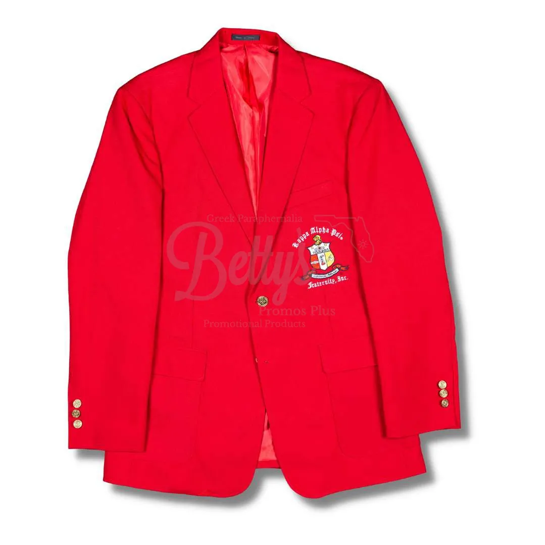 Kappa Alpha Psi ΚΑΨ Embroidered Shield Crest Blazer Sport Coat
