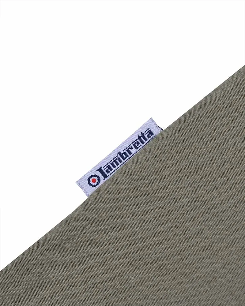 Lambretta Mens Panelled Casual T-Shirt
