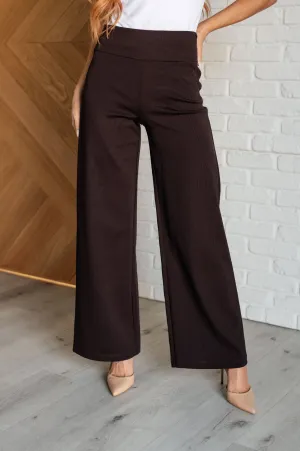 Magic Wide Leg Pants in Brown
