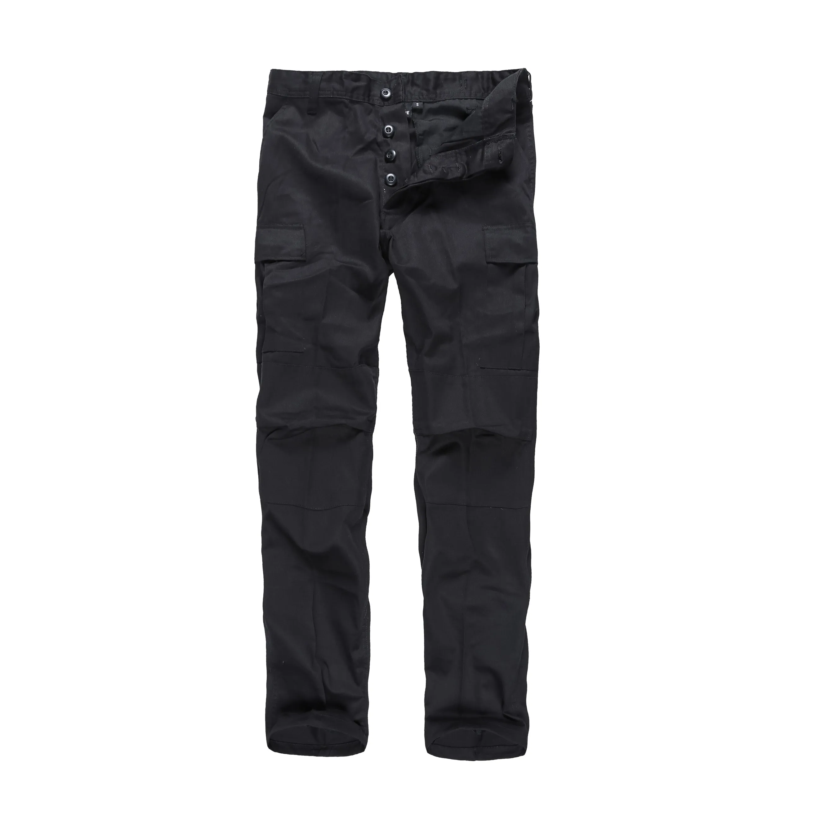 Mens Casual Multi-pocket Camouflage Cargo Pants Military Army Trousers BDU Pants Trousers with Button Fly