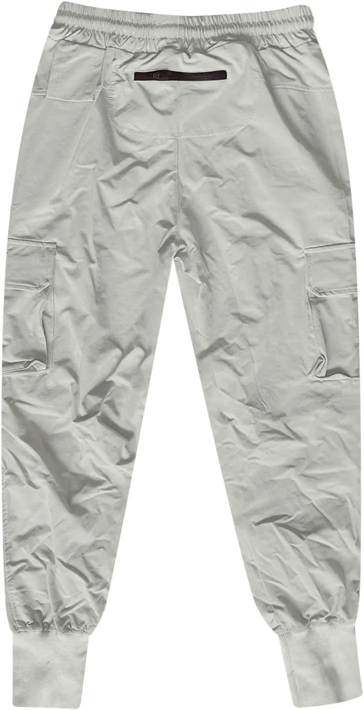 Men's Casual Pants Fitness Elastic Running Training Leg Drawstring Sweatpants