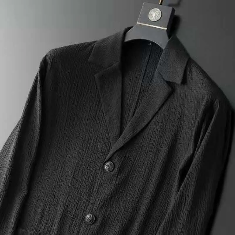 Men's Casual Suit: Tailored Blazer & Jogger Trousers